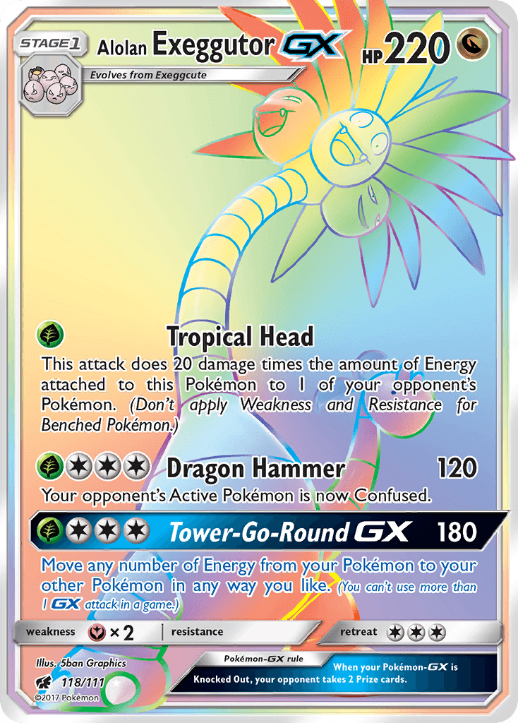 Alolan Exeggutor GX #118