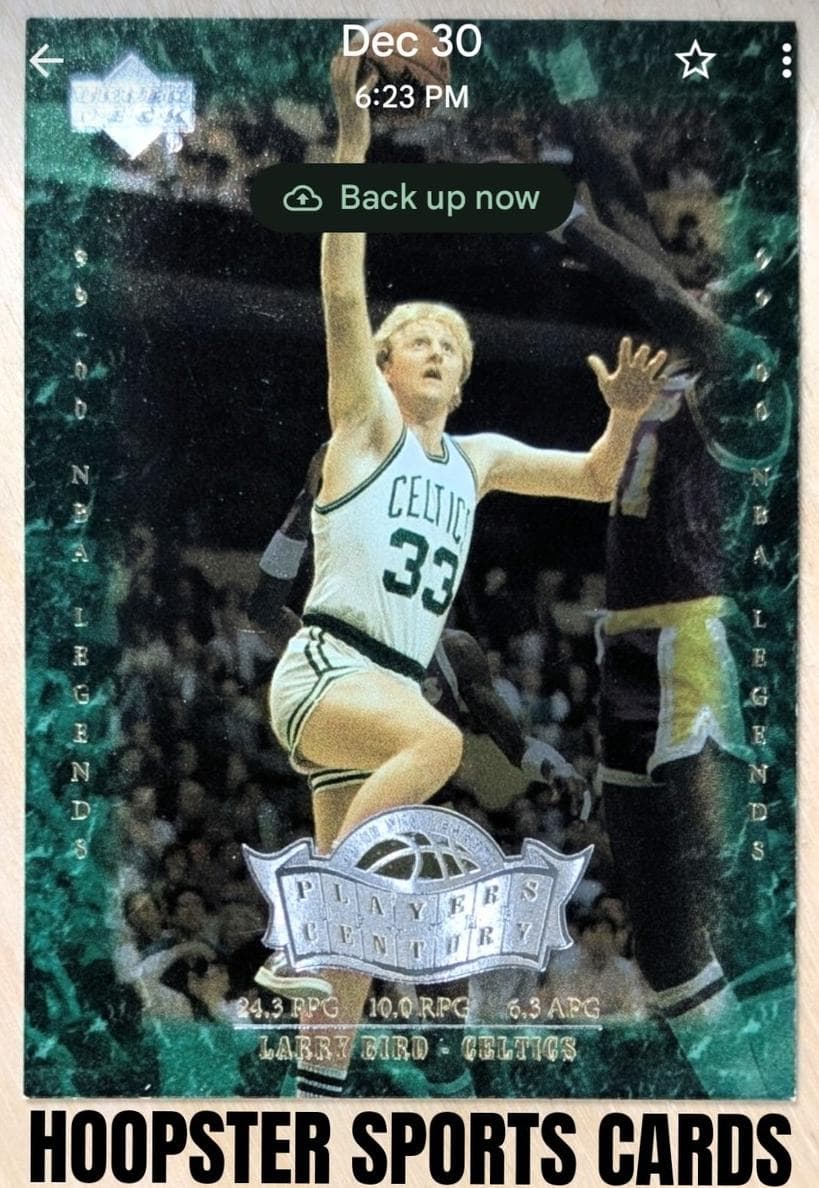 Larry Bird 1999 upper-deck Legends