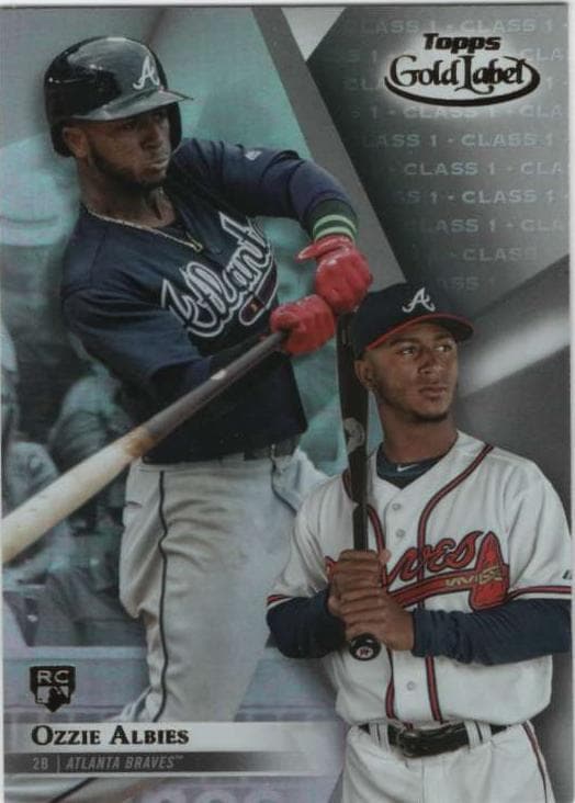 Ozzie Albies 2018 topps Topps Gold Label