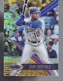 Gary Sheffield 2001 bowman Bowman's Best