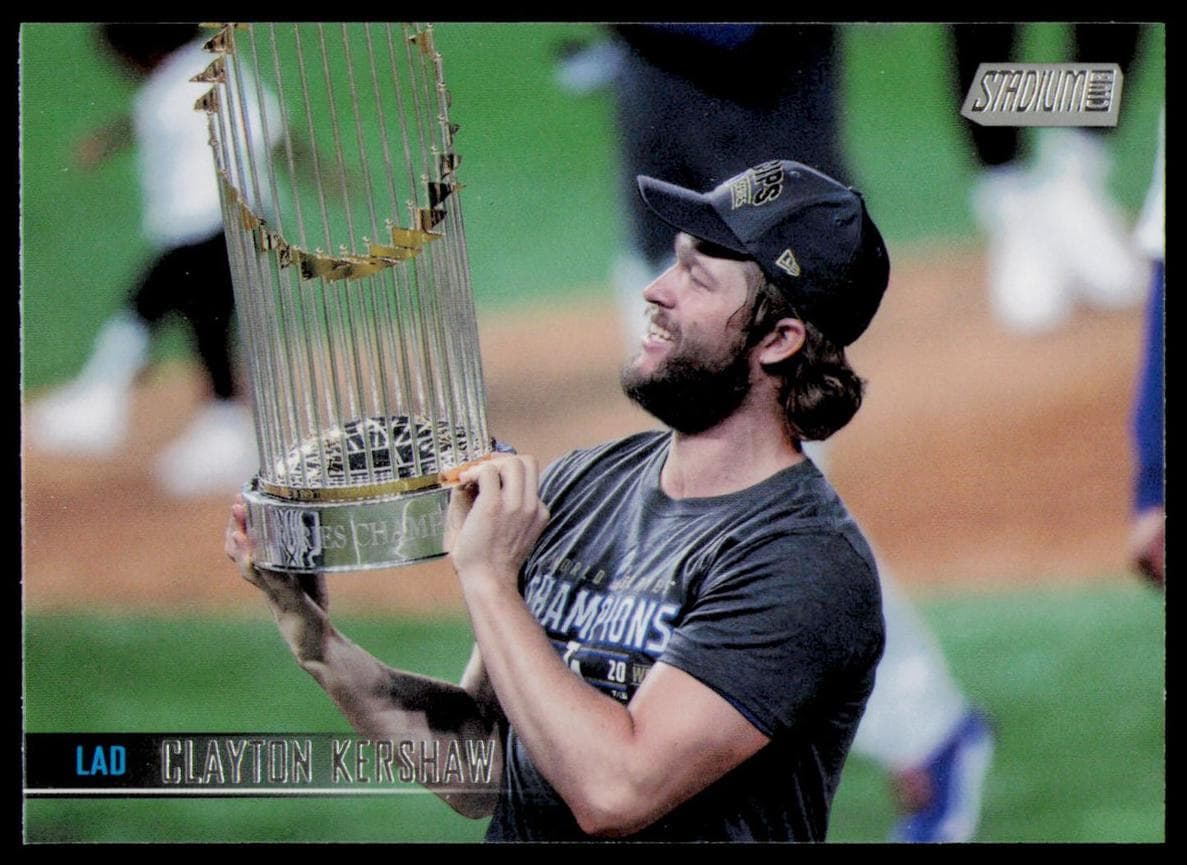 Clayton Kershaw 2021 topps Stadium Club