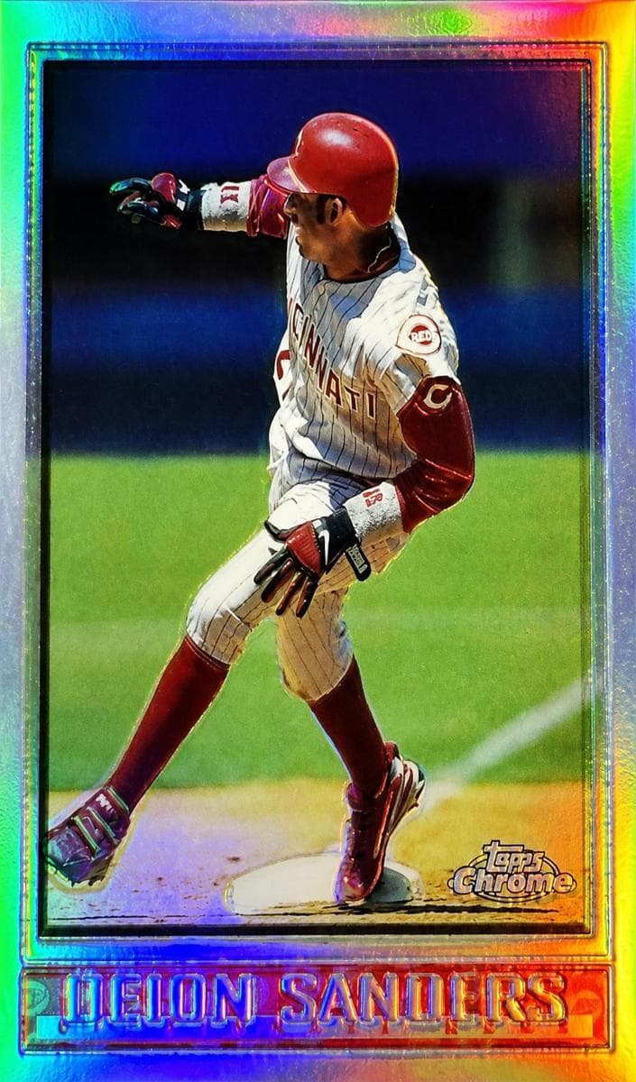 Deion Sanders 1998 topps Topps Chrome