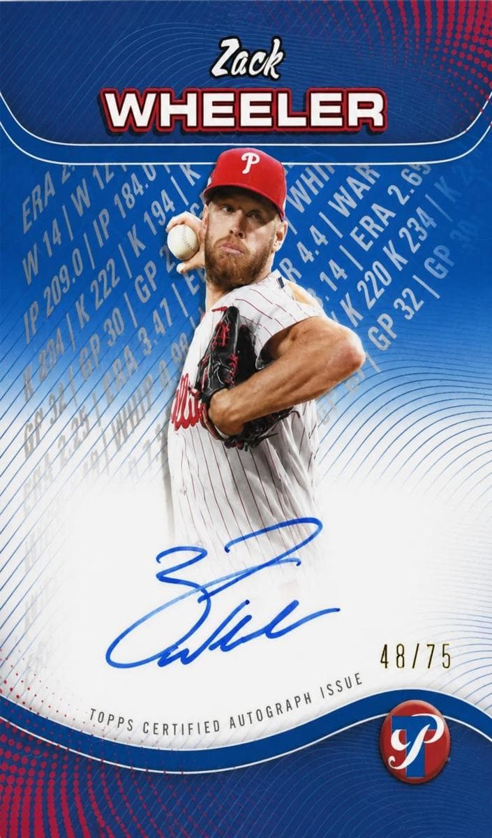 Zack Wheeler 2024 topps Topps Pristine