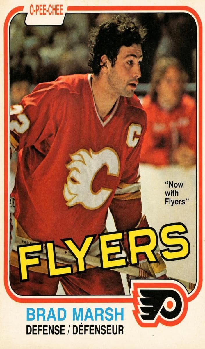 Brad Marsh 1981 topps O-Pee-Chee