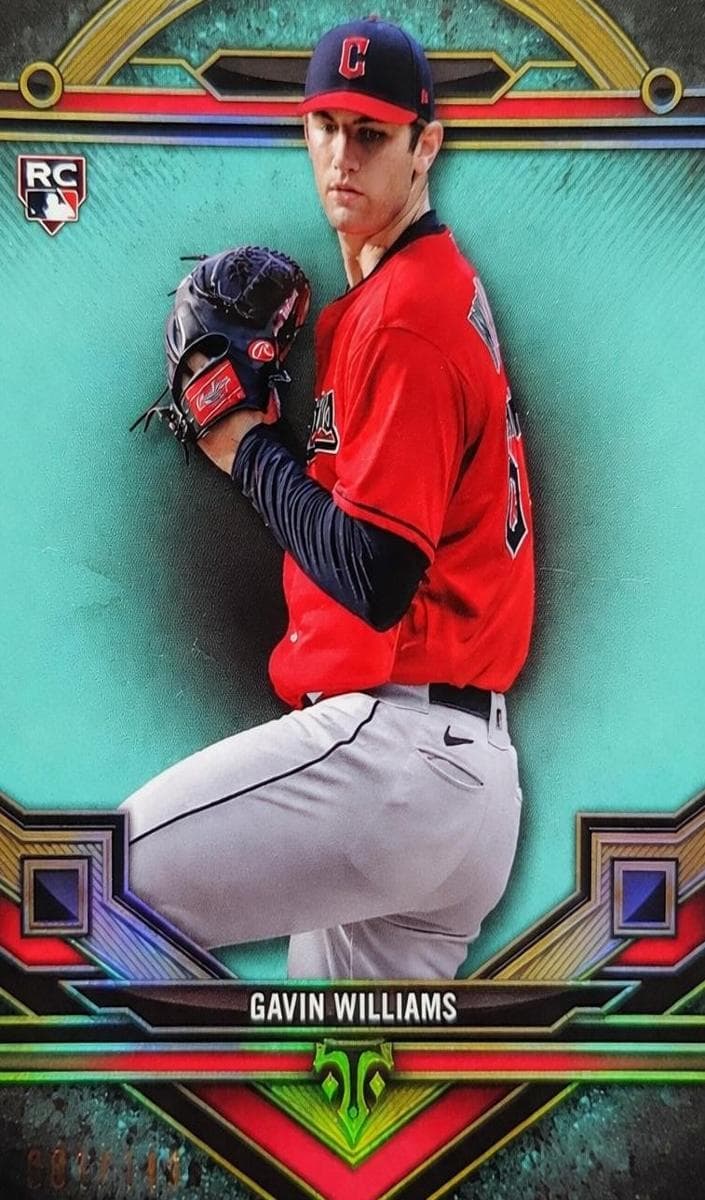 Gavin Williams 2024 topps Topps Triple Threads