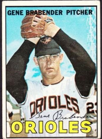 Gene Brabender 1967 topps O-Pee-Chee