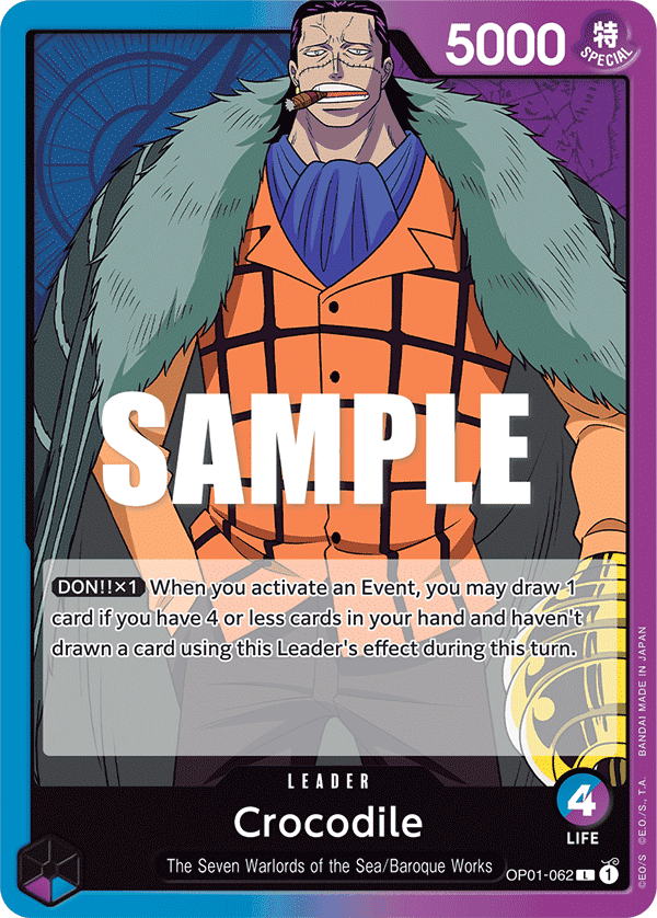 Crocodile 2022 One Piece Japanese Romance Dawn