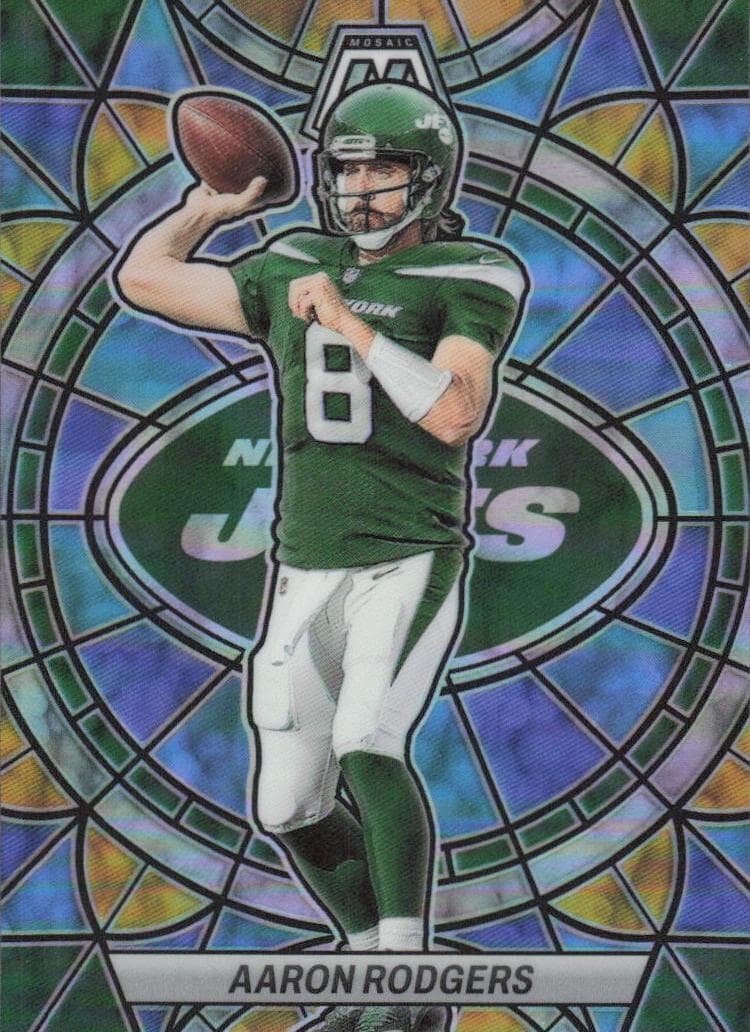 Aaron Rodgers 2023 panini Panini Mosaic