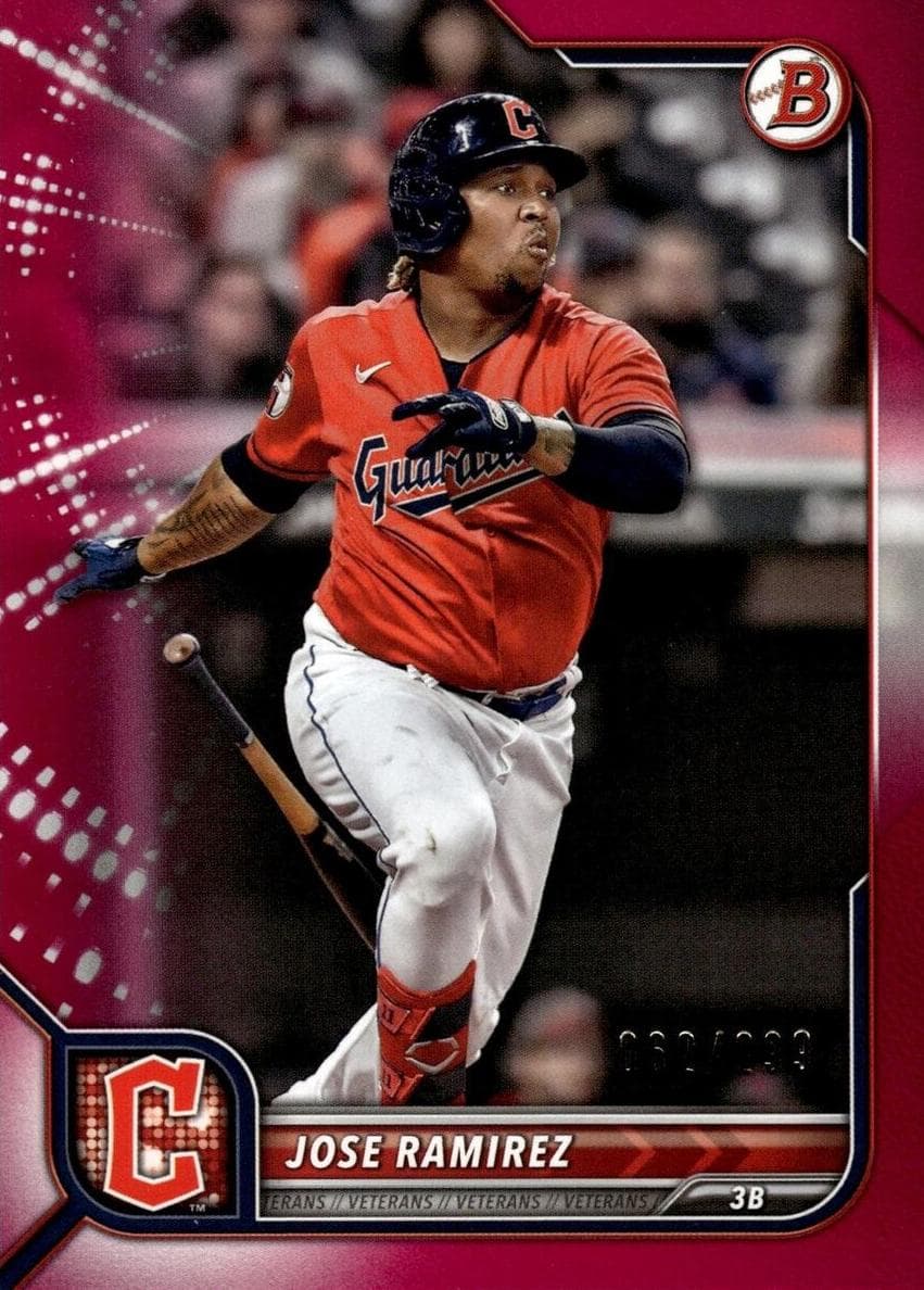 Jose Ramirez 2022 bowman