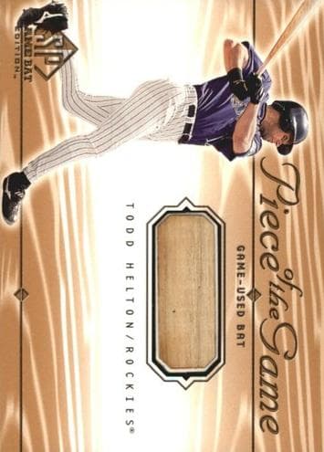 Todd Helton 2001 unknown SP Game Bat Edition