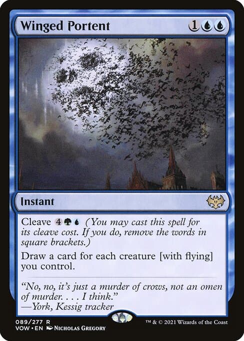Winged Portent 2022 Magic: The Gathering Innistrad: Double Feature