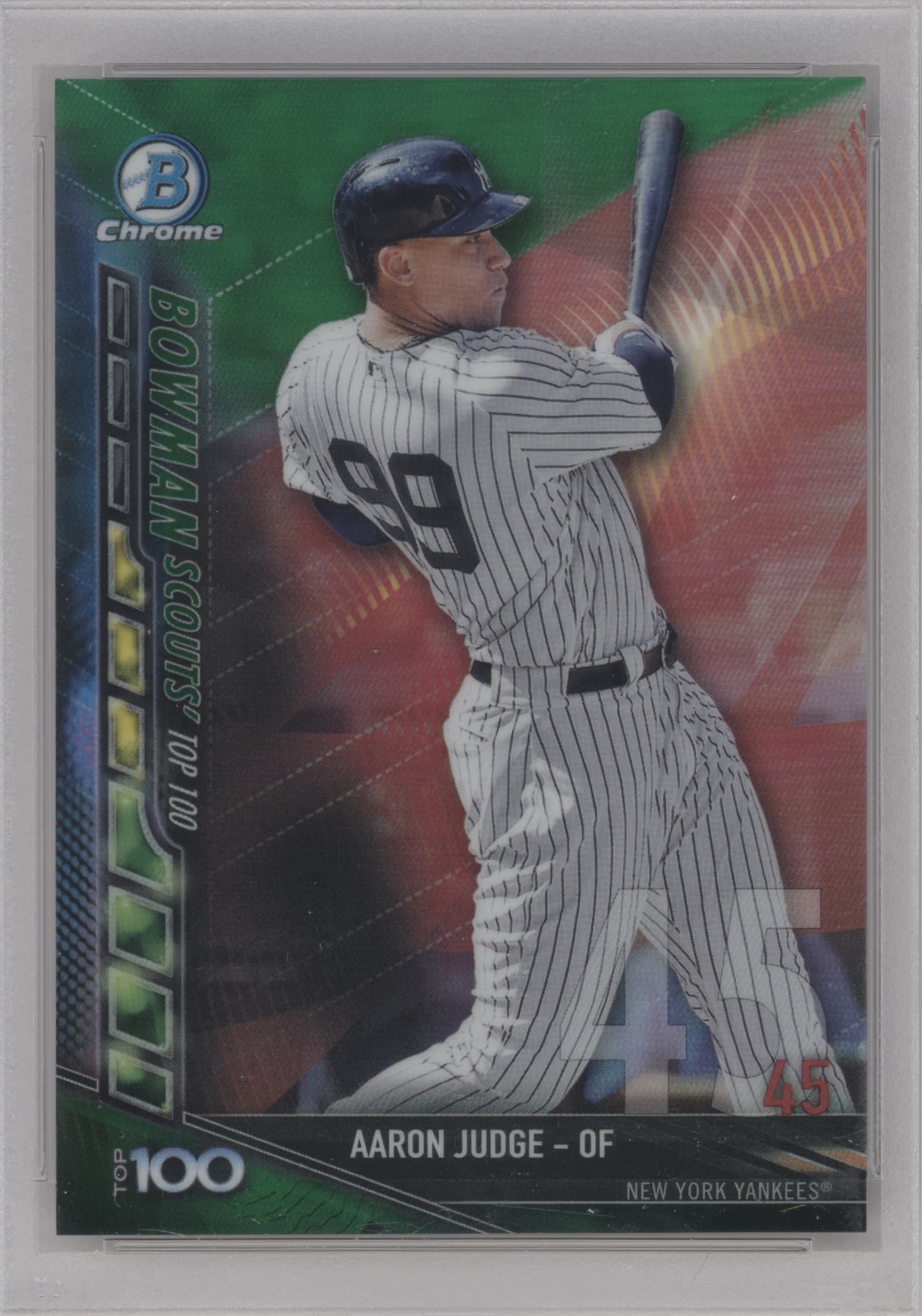 Aaron Judge 2017 bowman Bowman