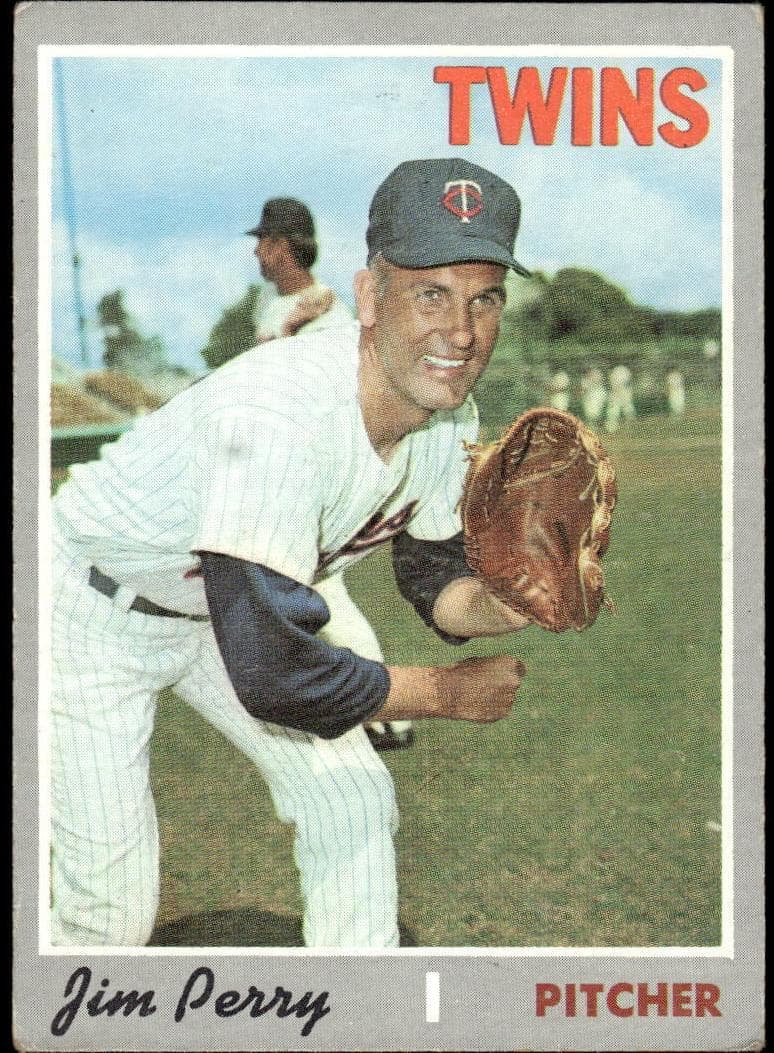 Jim Perry 1970 topps Topps