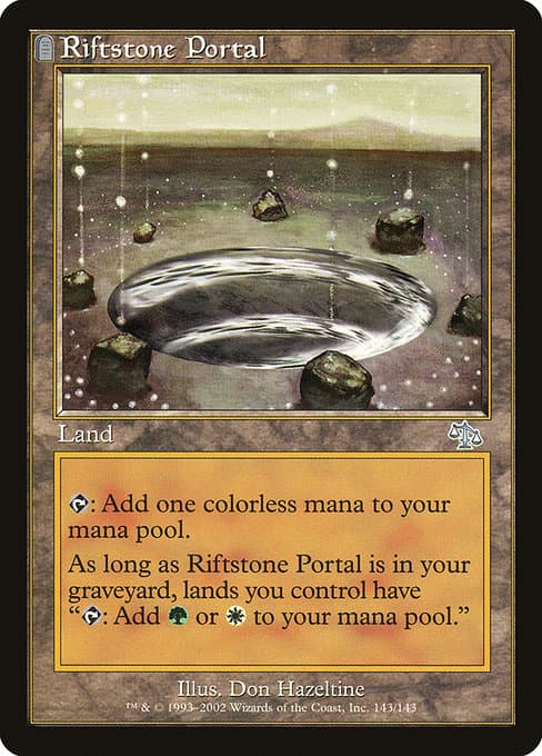 Riftstone Portal 2002 Magic: The Gathering