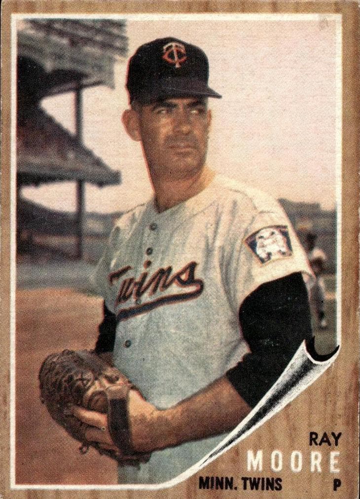 Ray Moore 1962 topps Topps