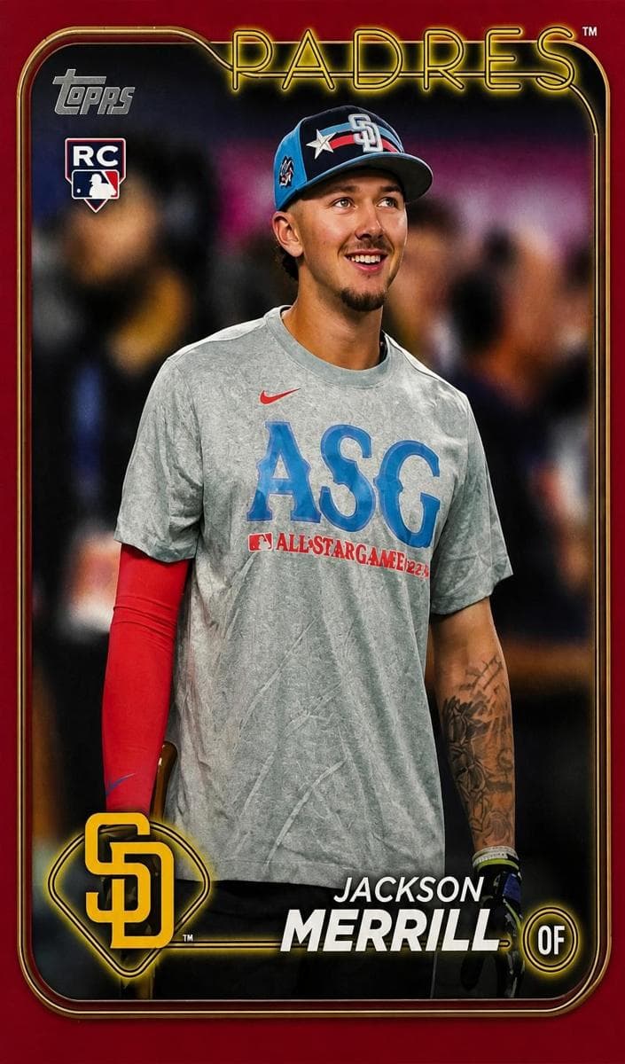 Jackson Merrill 2024 topps Topps Update