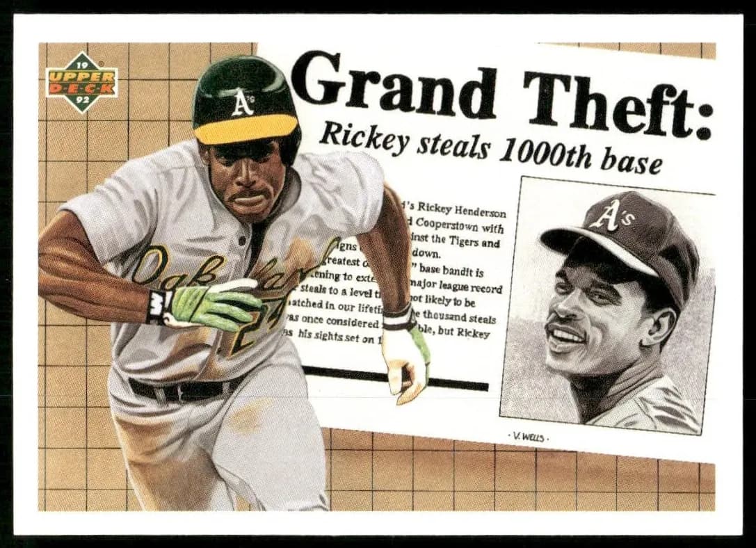 Rickey Henderson 1992 upper-deck Upper Deck