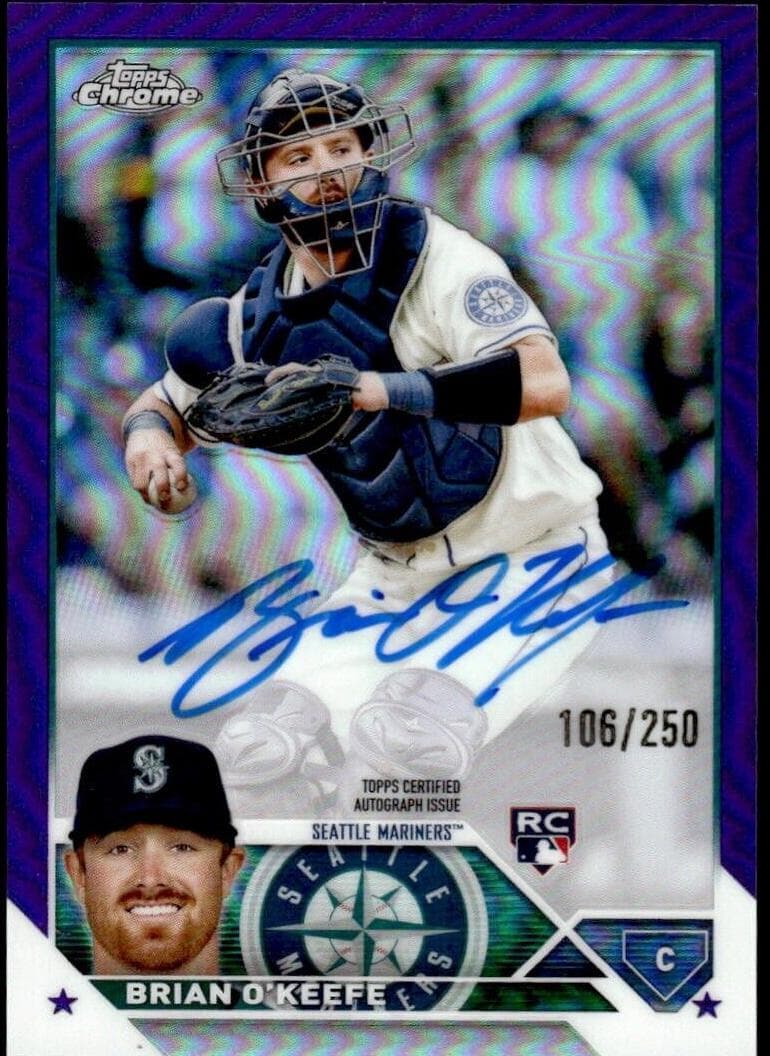 Brian O'Keefe 2023 topps Topps Chrome