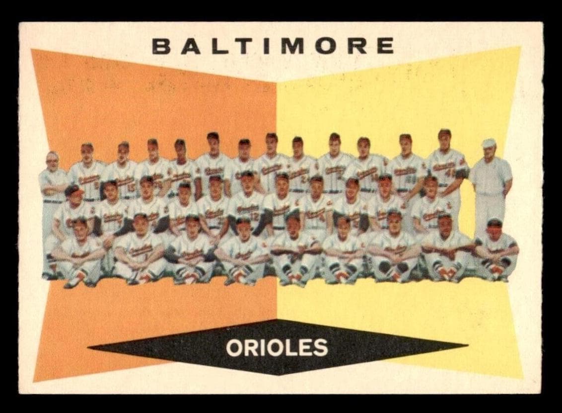 Baltimore Orioles 1960 topps Topps