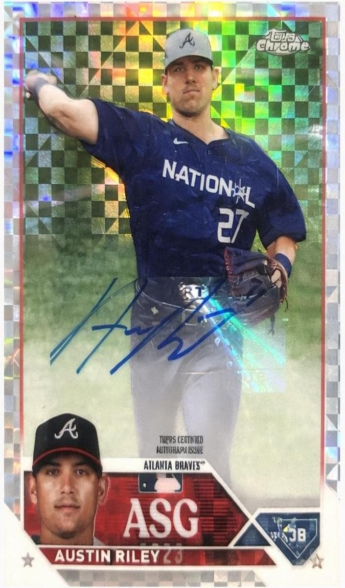 Austin Riley 2023 topps Topps Chrome Update