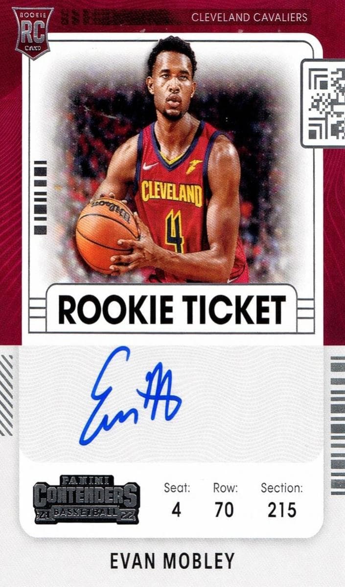 Evan Mobley 2021 panini Panini Contenders