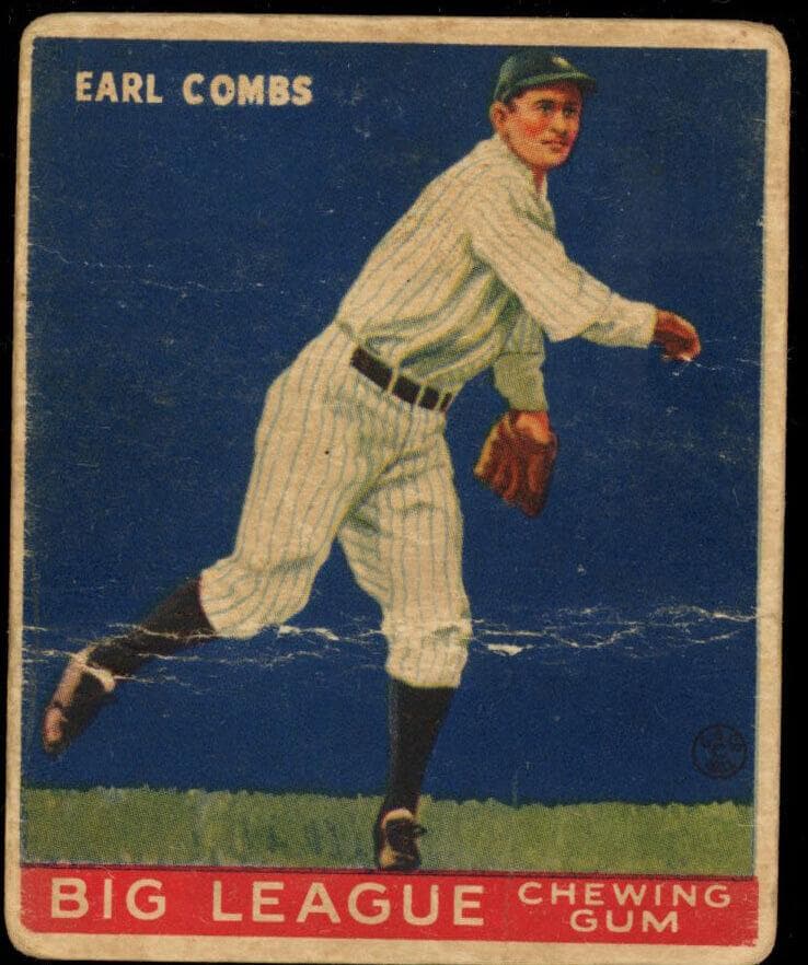 Earle Combs 1933 unknown Goudey