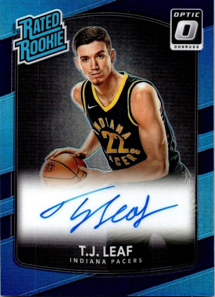 T.J. Leaf 2017 panini Donruss Optic