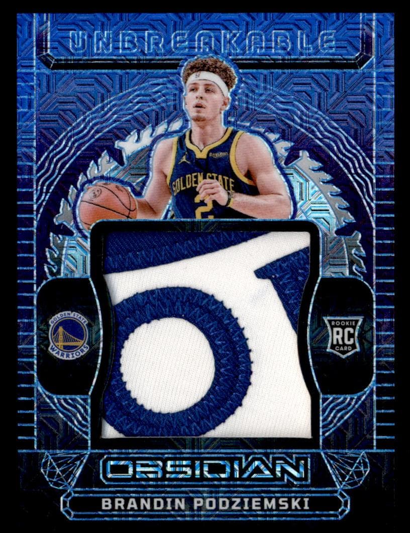Brandin Podziemski 2023 panini Obsidian