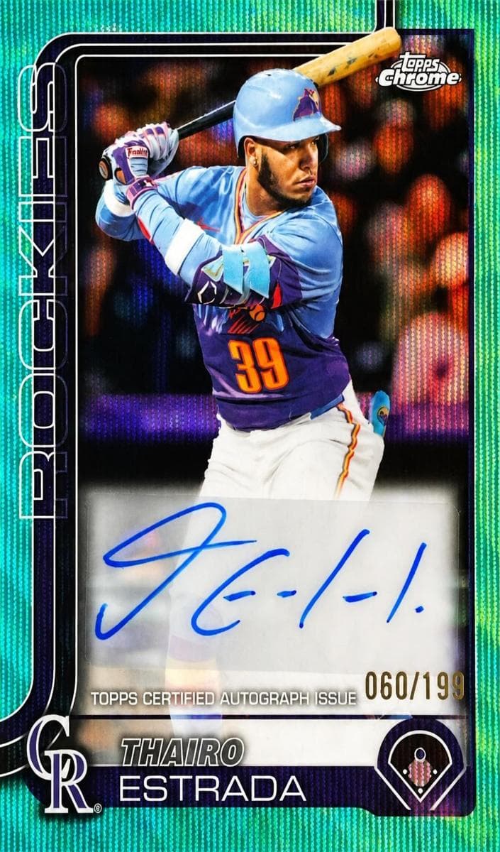 Thairo Estrada trading card