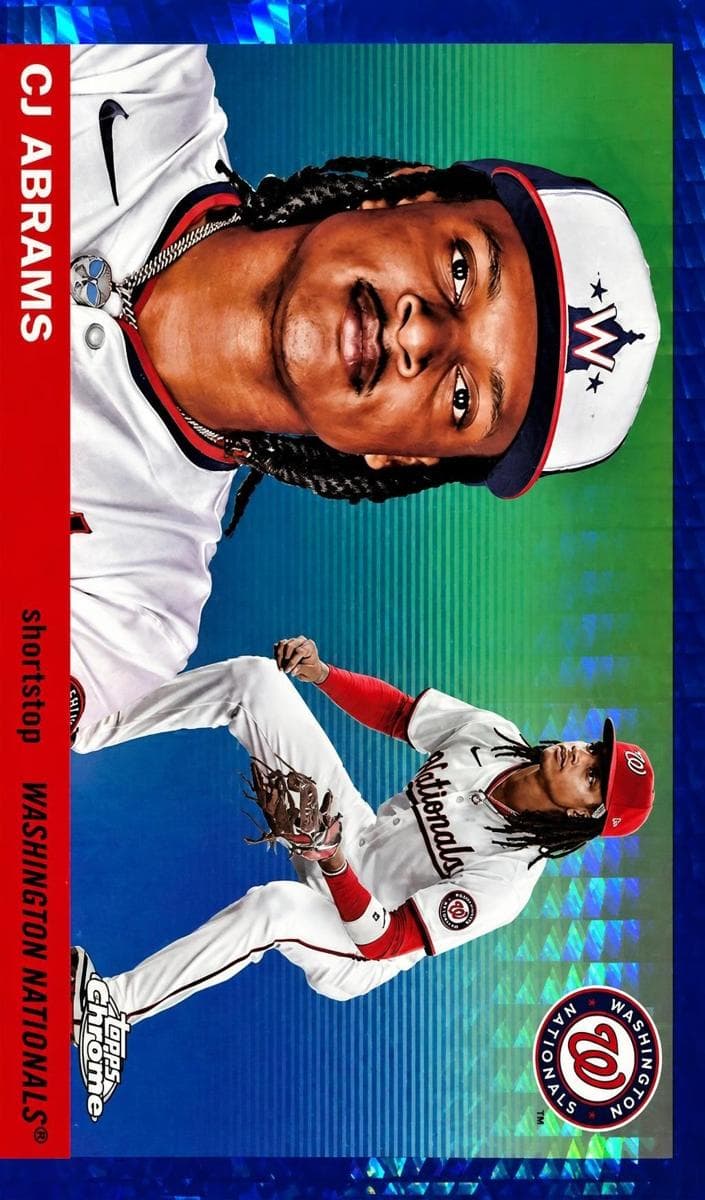 CJ Abrams 2025 topps Topps Chrome Platinum