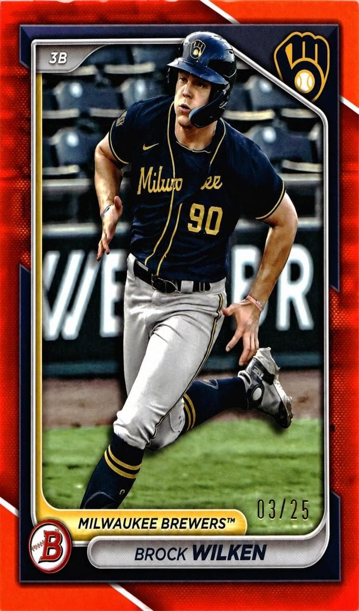 Brock Wilken 2024 bowman Bowman Draft
