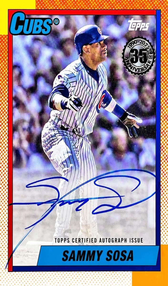 Sammy Sosa 2025 topps Topps
