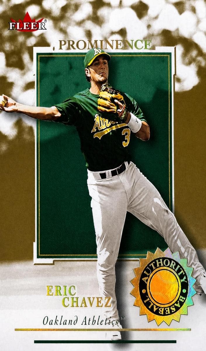 Eric Chavez 2001 fleer Fleer Authority