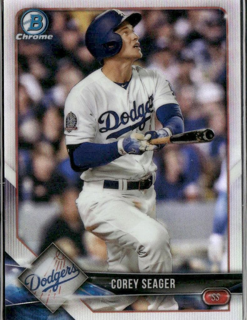 Corey Seager 2018 bowman Bowman Chrome