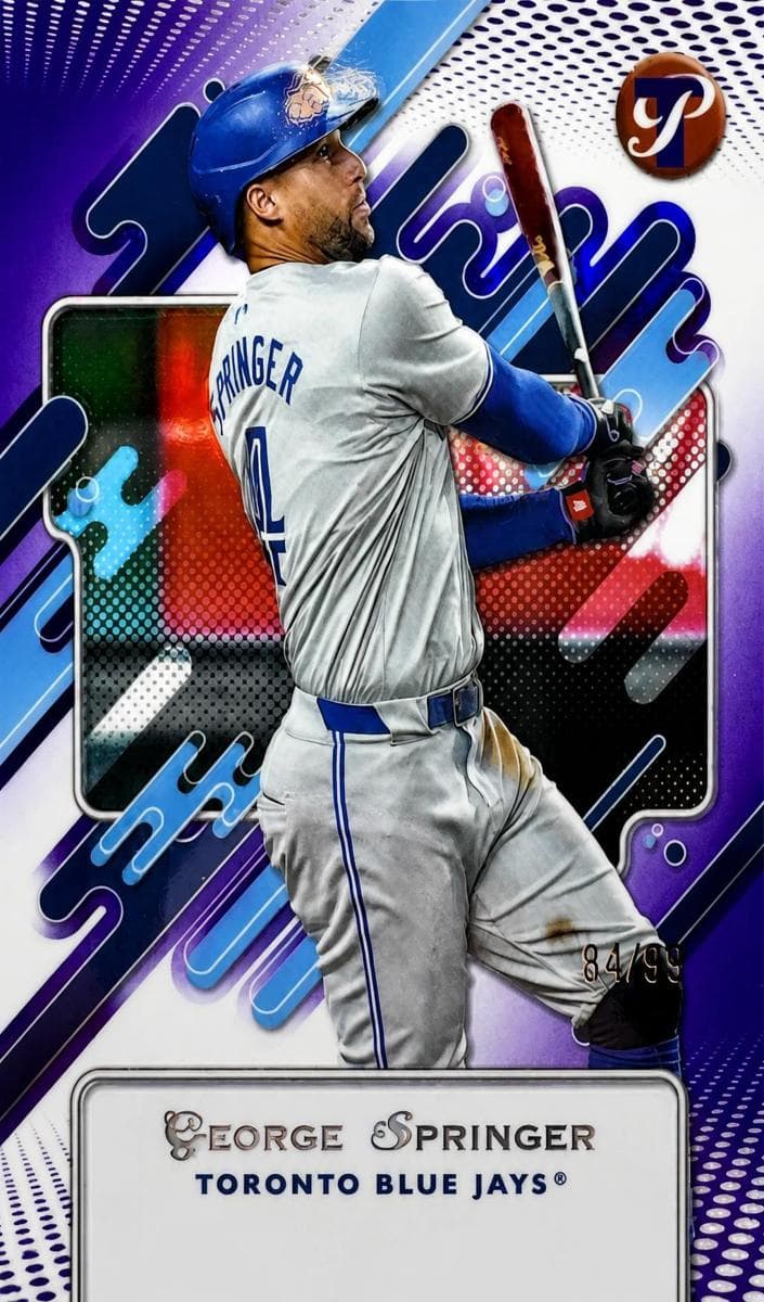 George Springer 2025 topps Topps Pristine