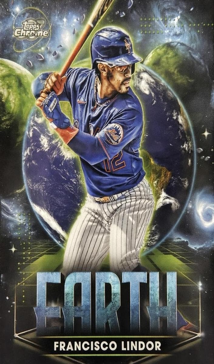 Francisco Lindor 2025 topps Topps Cosmic Chrome