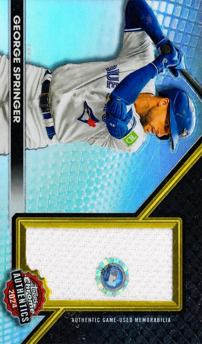 George Springer 2024 topps Topps Chrome