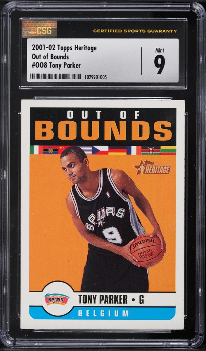 Tony Parker 2001 topps