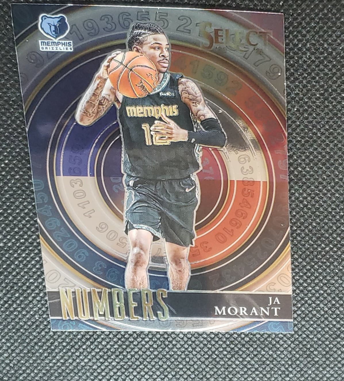 Numbers Memphis Grizzlies 2020 Panini Select