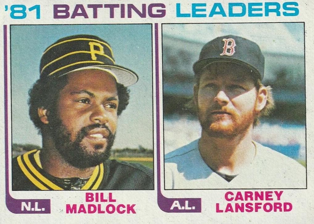 '81 Batting Leaders 1982 topps Topps