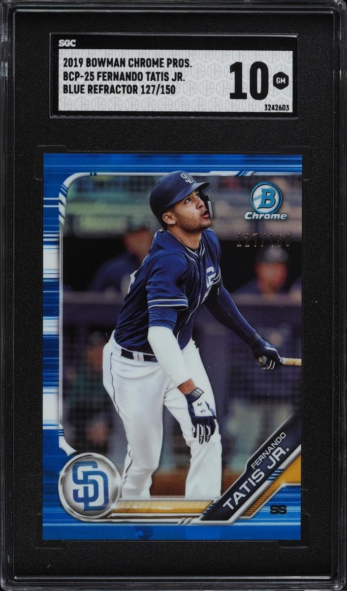 Fernando Tatis Jr. 2019 bowman Bowman