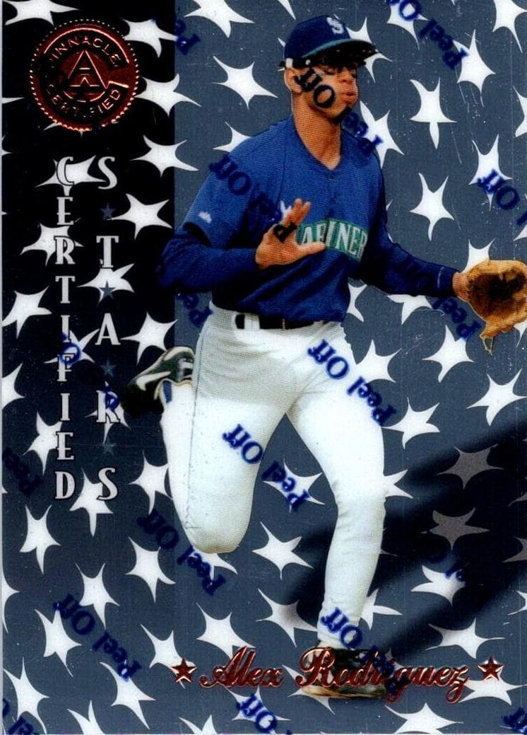 Alex Rodriguez 1997 panini Pinnacle Certified