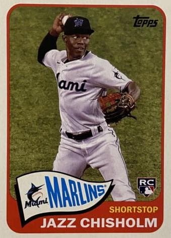 Jazz Chisholm 2021 topps Topps