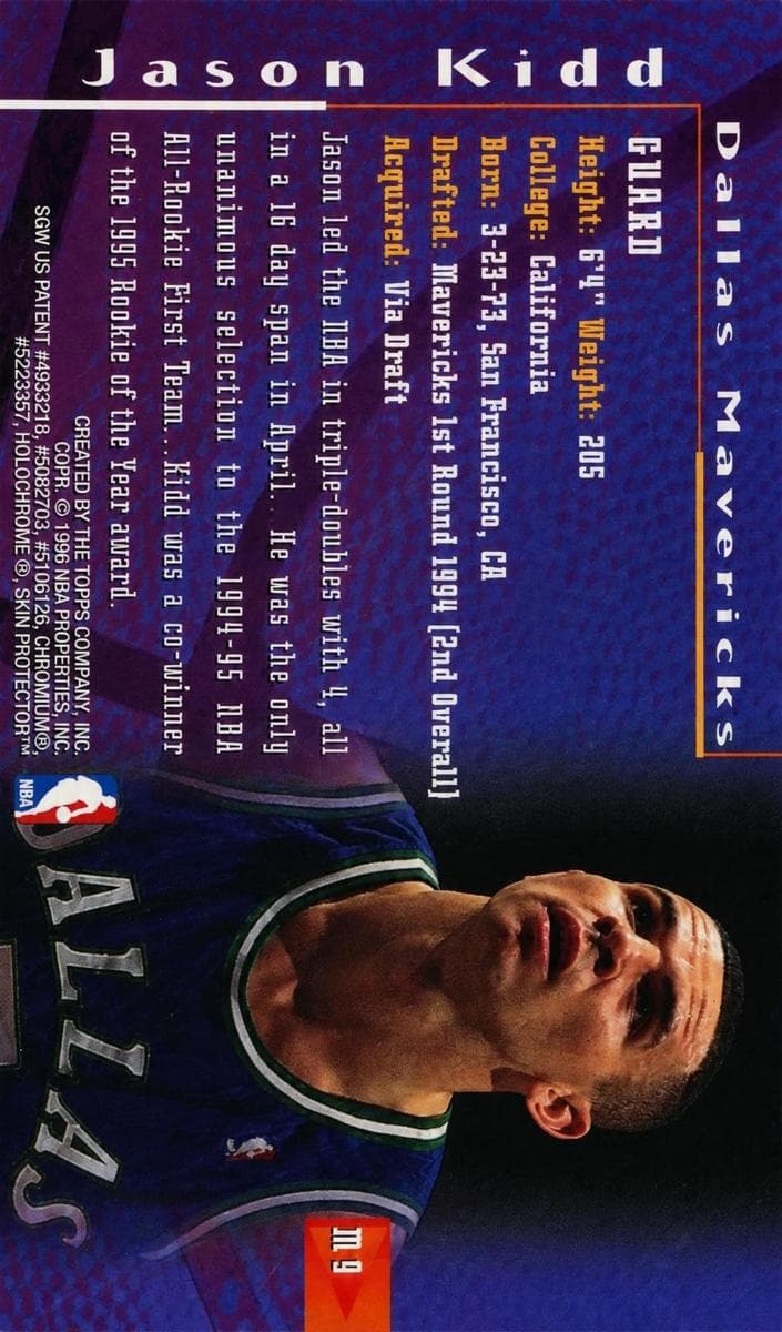 Jason Kidd 1995 unknown