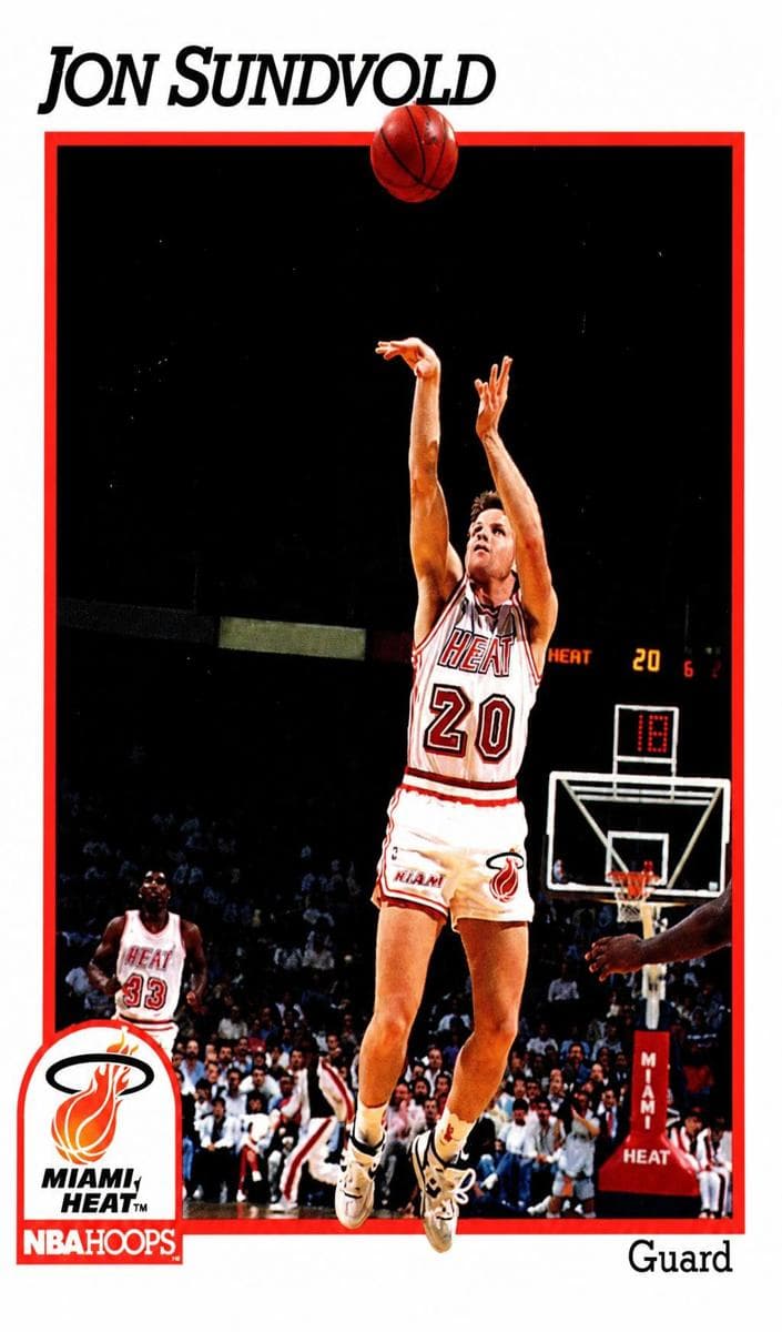 Jon Sundvold 1991 panini