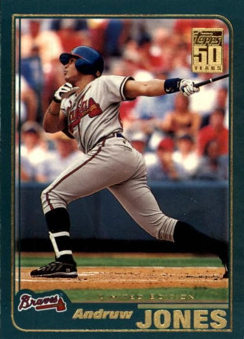 Andruw Jones 2001 topps Topps