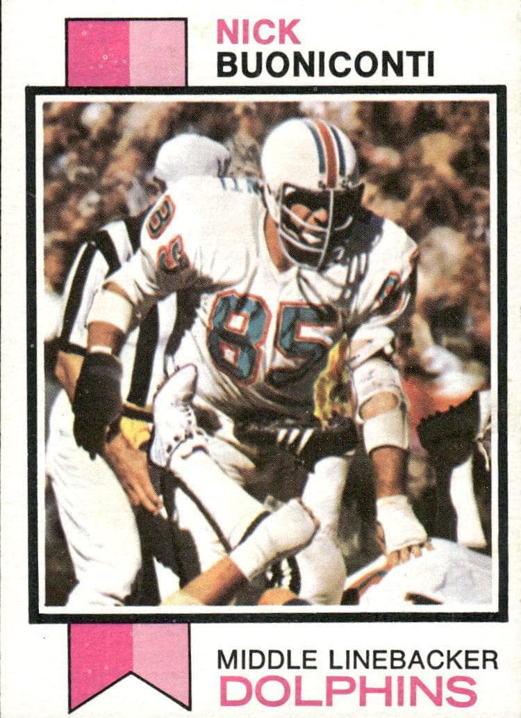 Nick Buoniconti 1973 topps Topps