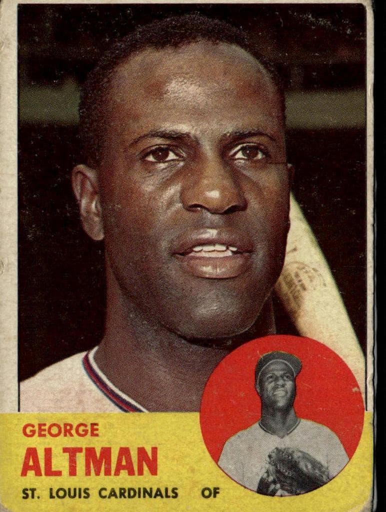 George Altman 1963 topps Topps