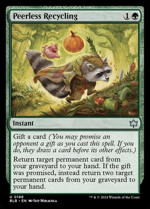 Peerless Recycling 2024 Magic: The Gathering Bloomburrow