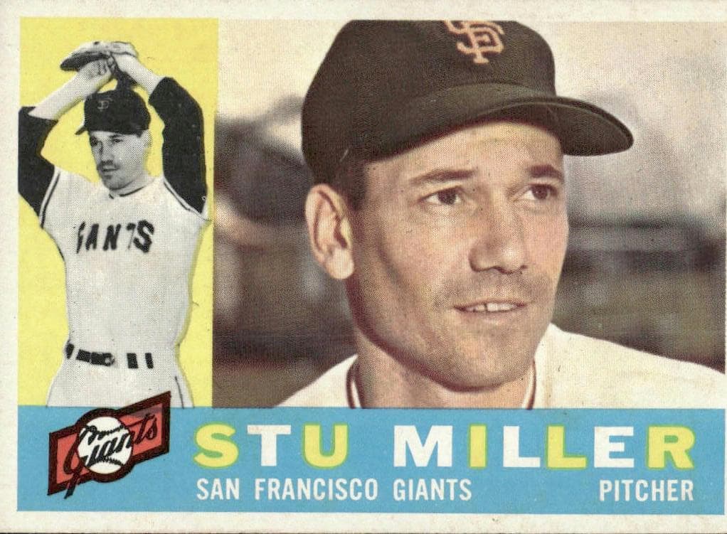 Stu Miller 1960 topps Topps